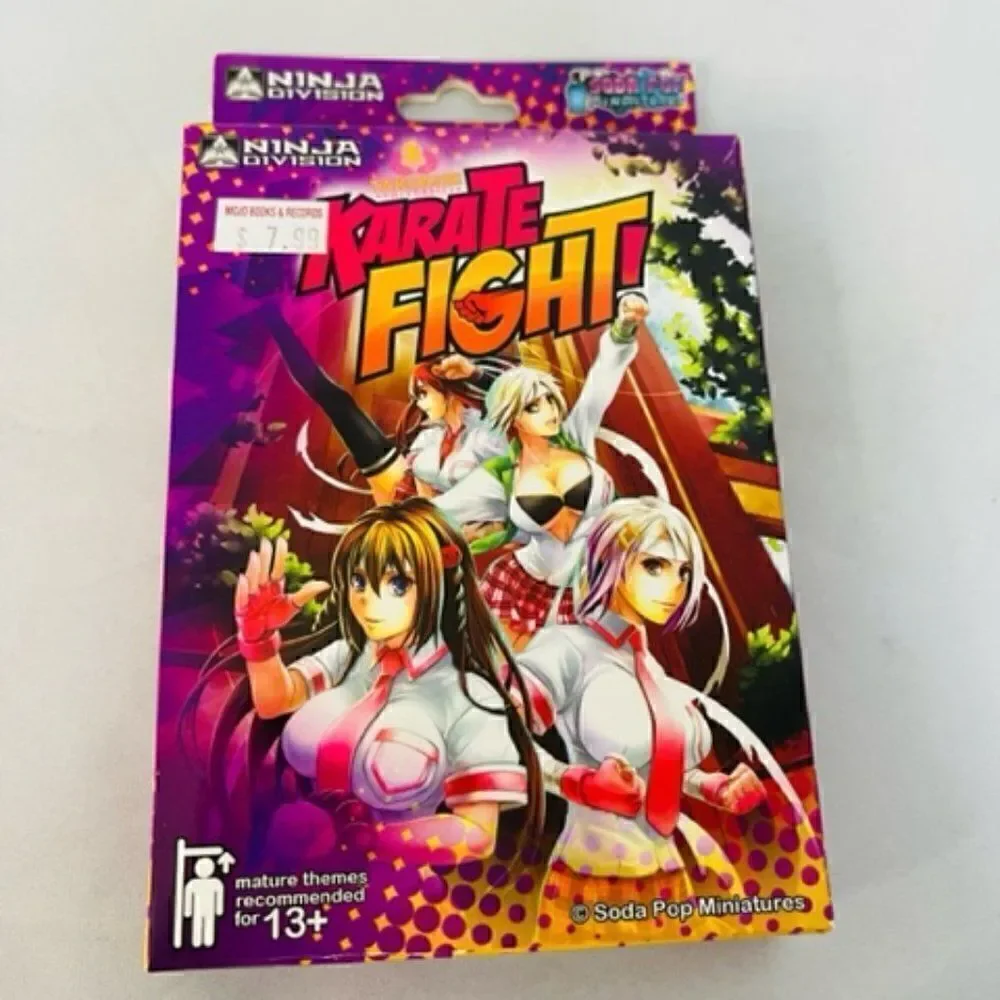 Karate Fight! Card Game Board Game FAST SHIP Excellent - never used.